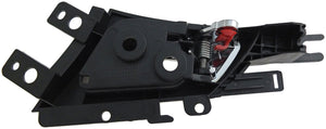 Interior Door Handle Rear Right Satin Chrome Lever/Black Housing - Dorman# 81895