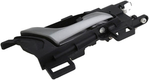 Interior Door Handle Rear Right Silver Lever/Black Housing - Dorman# 81906