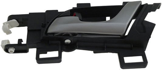 Interior Door Handle Rear Left Silver Lever/Black Housing - Dorman# 81907