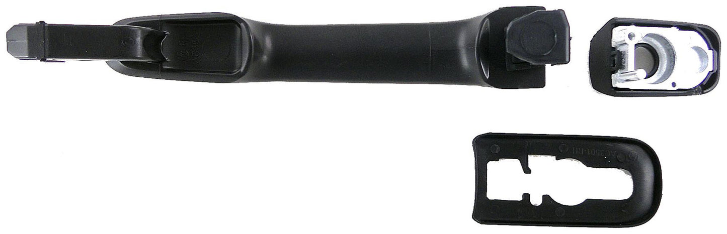 New Exterior Door Handle Front Right Black Lever, Black Cap - Dorman 81952