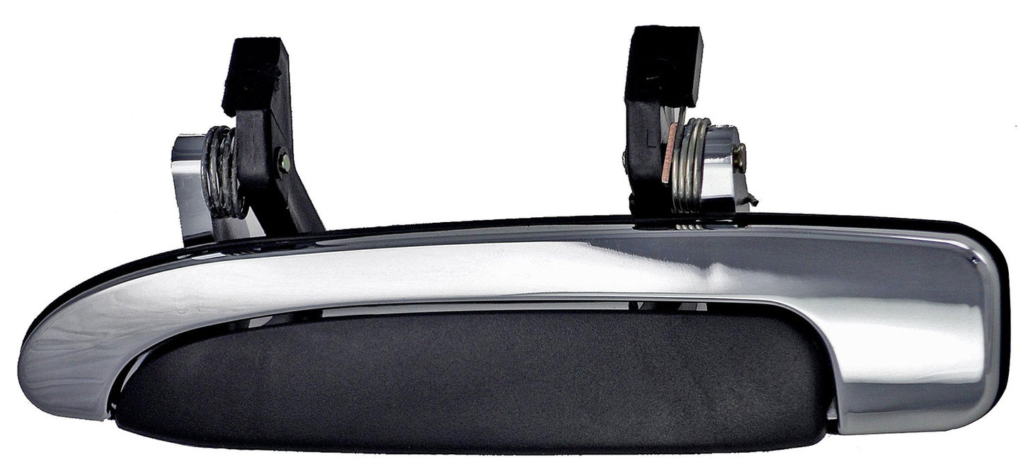 New Exterior Door Handle Rear Left Chrome+Black - Dorman 81981