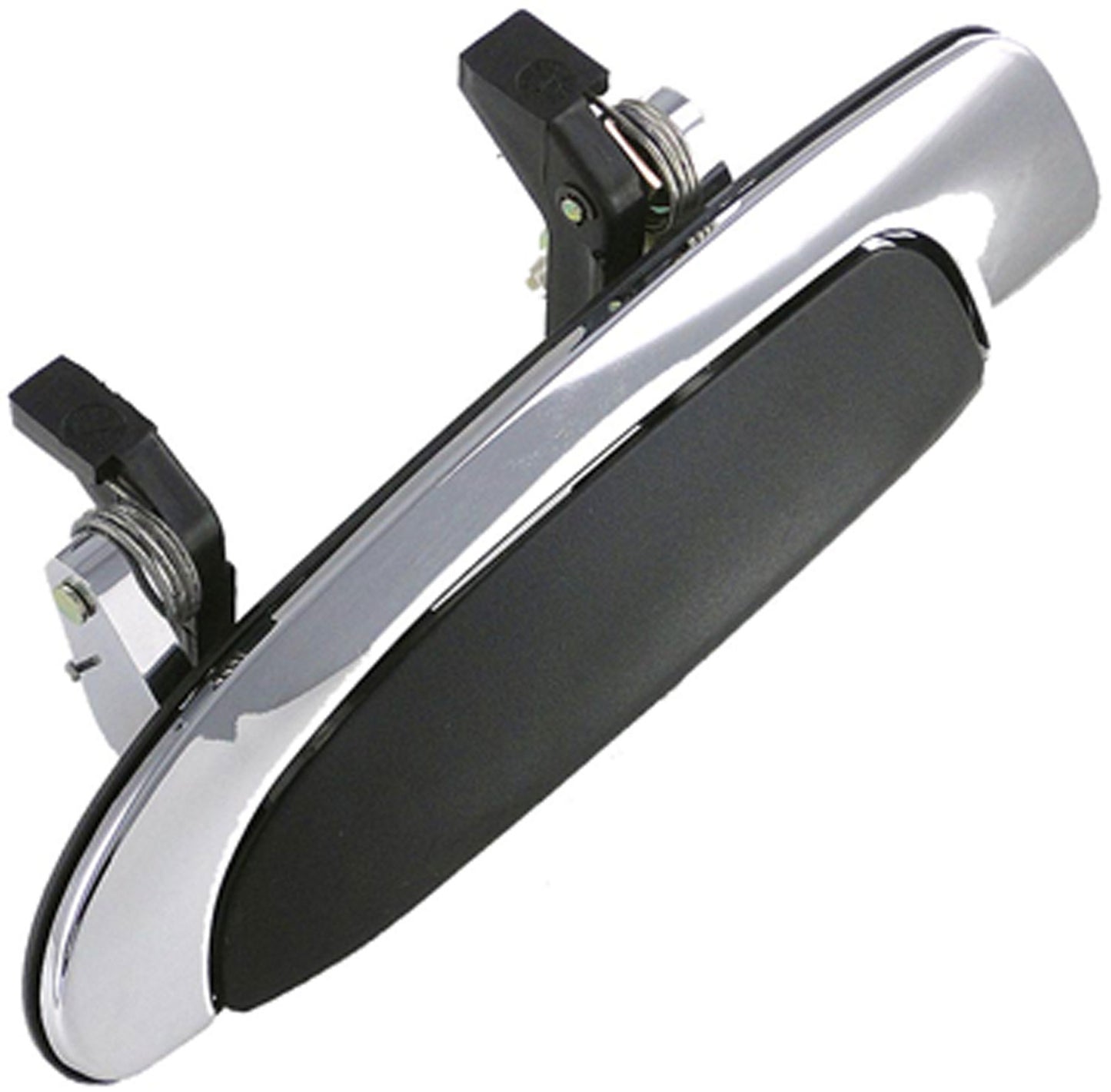 New Exterior Door Handle Rear Left Chrome+Black - Dorman 81981