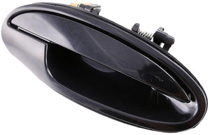 Front Right Smooth Black Exterior Door Handle w/o Keyhole (Dorman# 82029)
