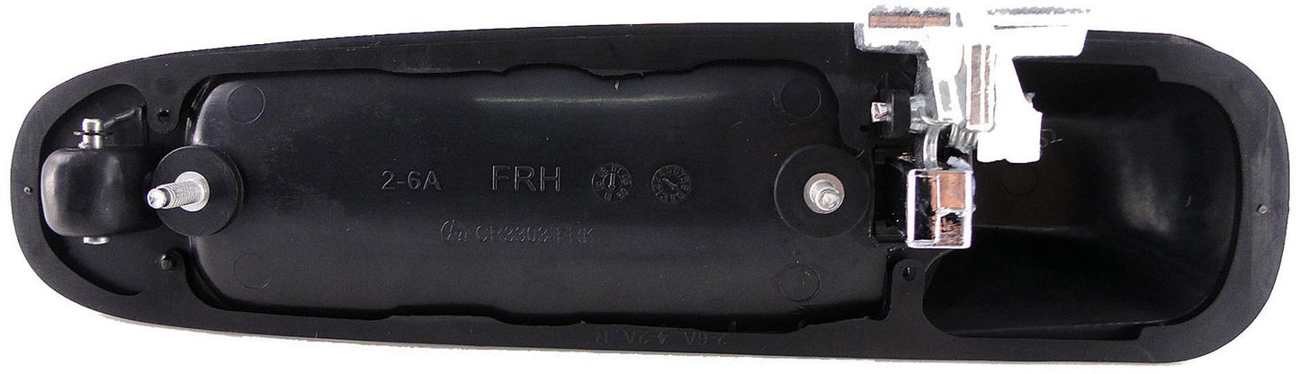 Right Black & Chrome Exterior Door Handle (Front or Rear) (Dorman# 82032)