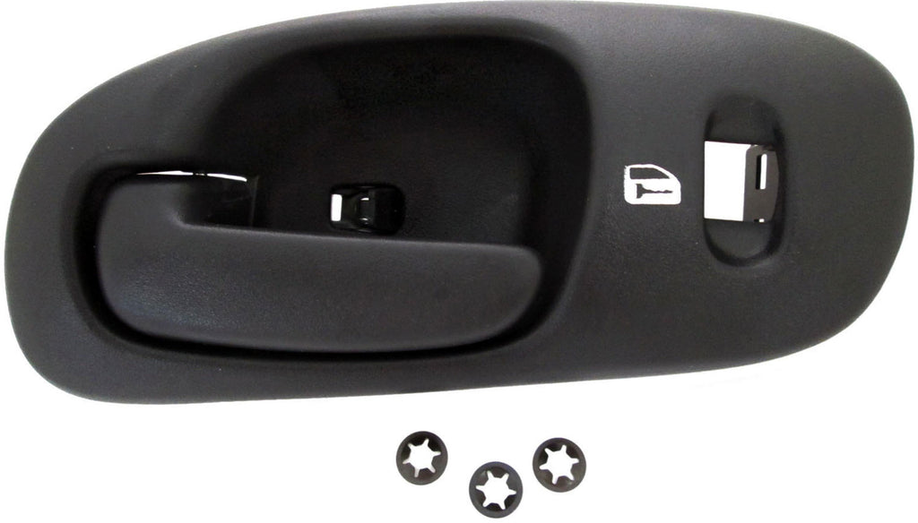 New Interior Door Handle Shale, Textured Black W/o Lock - Dorman 82088