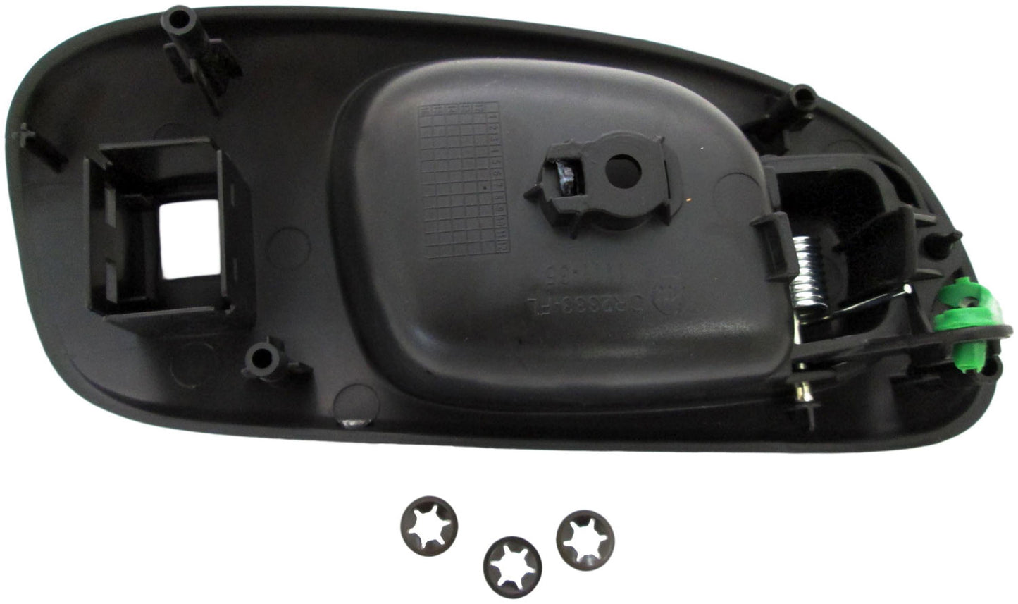 New Interior Door Handle Shale, Textured Black W/o Lock - Dorman 82088