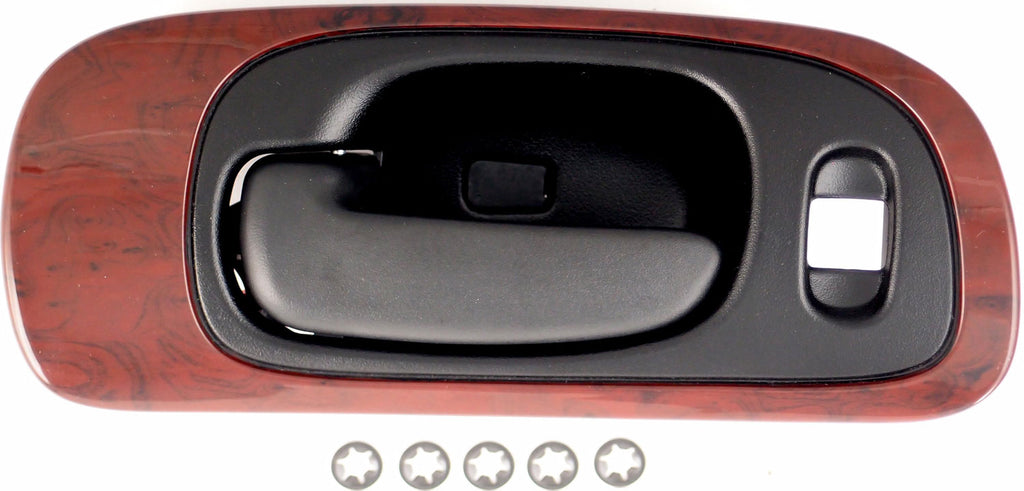 New Interior Door Handle Black Lever, Woodgrain Housing - Dorman 82093