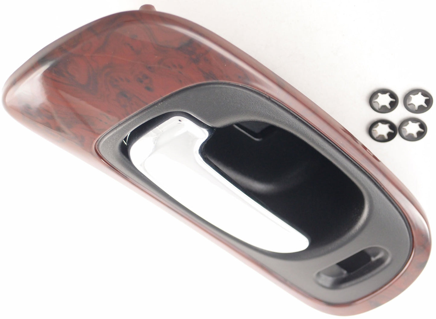 New Interior Door Handle Black Lever, Woodgrain Housing - Dorman 82094