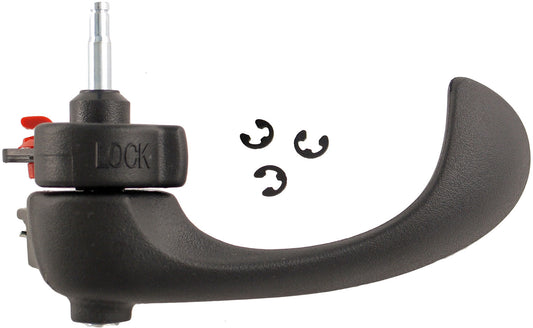 New Interior Door Handle Chrome, Textured Black - Dorman 82098