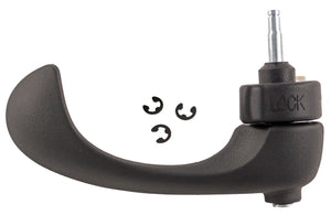 New Interior Door Handle Textured Black - Dorman 82099