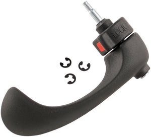 New Interior Door Handle Textured Black - Dorman 82099