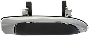 New Exterior Door Handle Rear Right Chrome+Black - Dorman 82111