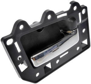 New Interior Door Handle Chrome Lever, Black Housing - Dorman 82156