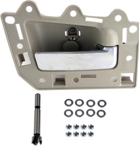 New Interior Door Handle Chrome Lever, Beige Housing - Dorman 82165