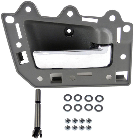 New Interior Door Handle Chrome Lever, Gray Housing - Dorman 82167
