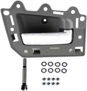New Interior Door Handle Chrome Lever, Gray Housing - Dorman 82167