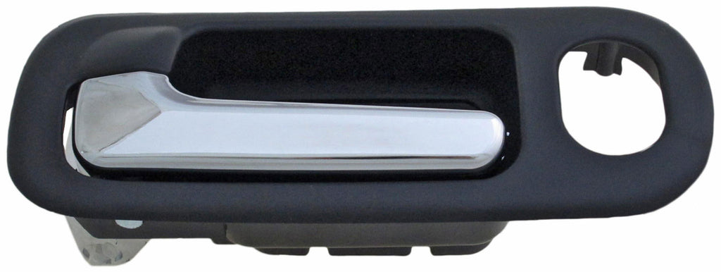 Front Left Sedan Black & Chrome Interior Door Handle (Dorman# 82204)