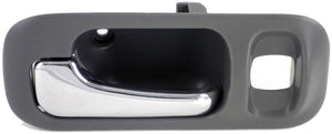 Rear Left Gray & Chrome Interior Door Handle (Dorman# 82214)