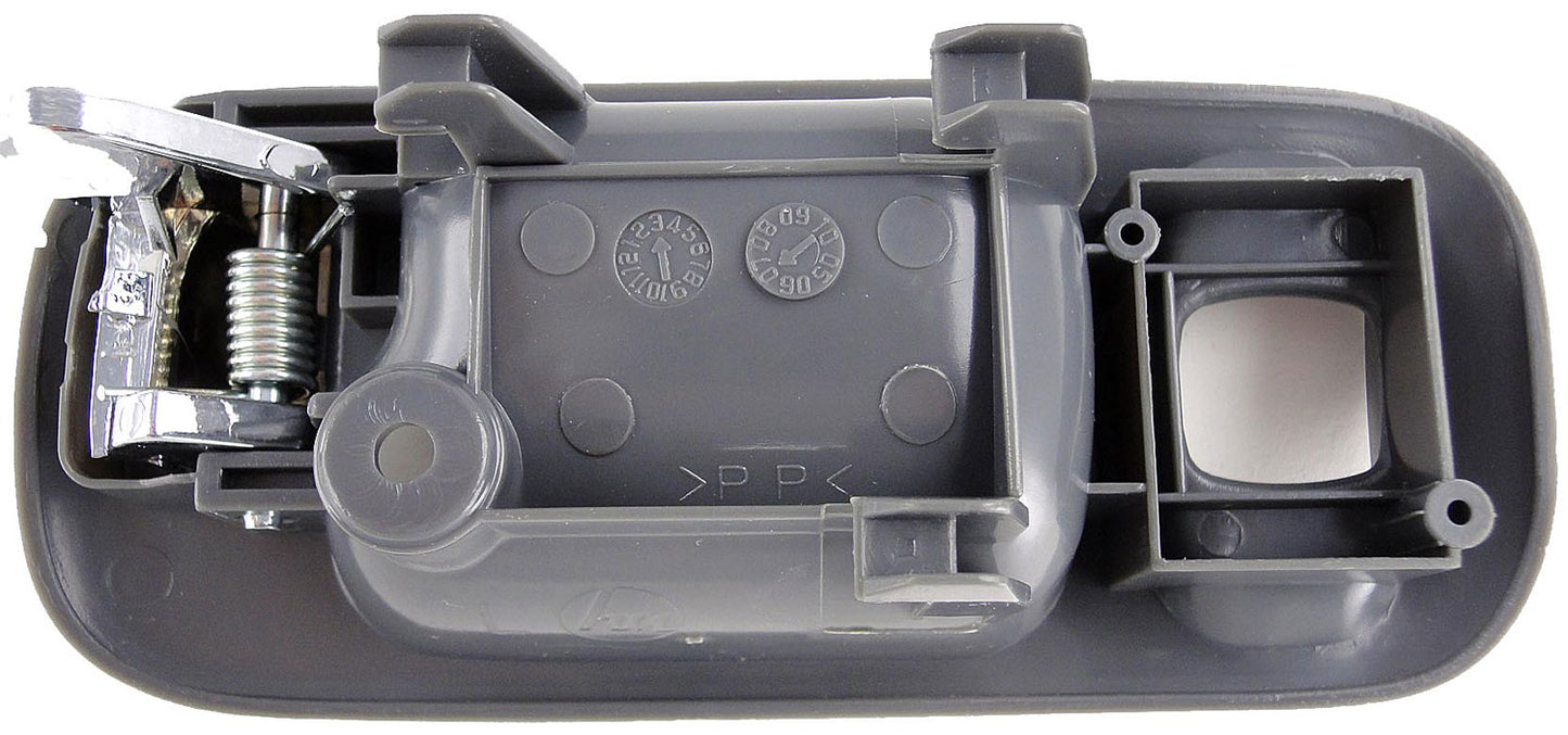 Rear Left Gray & Chrome Interior Door Handle (Dorman# 82214)