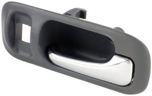Rear Right Gray & Chrome Interior Door Handle (Dorman# 82215)