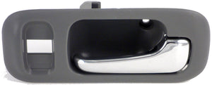Front Right Gray & Chrome Interior Door Handle (Dorman# 82217)