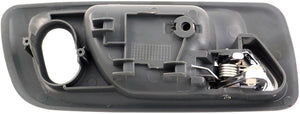 New Interior Door Handle Front Left Chrome + Green - Dorman 82242