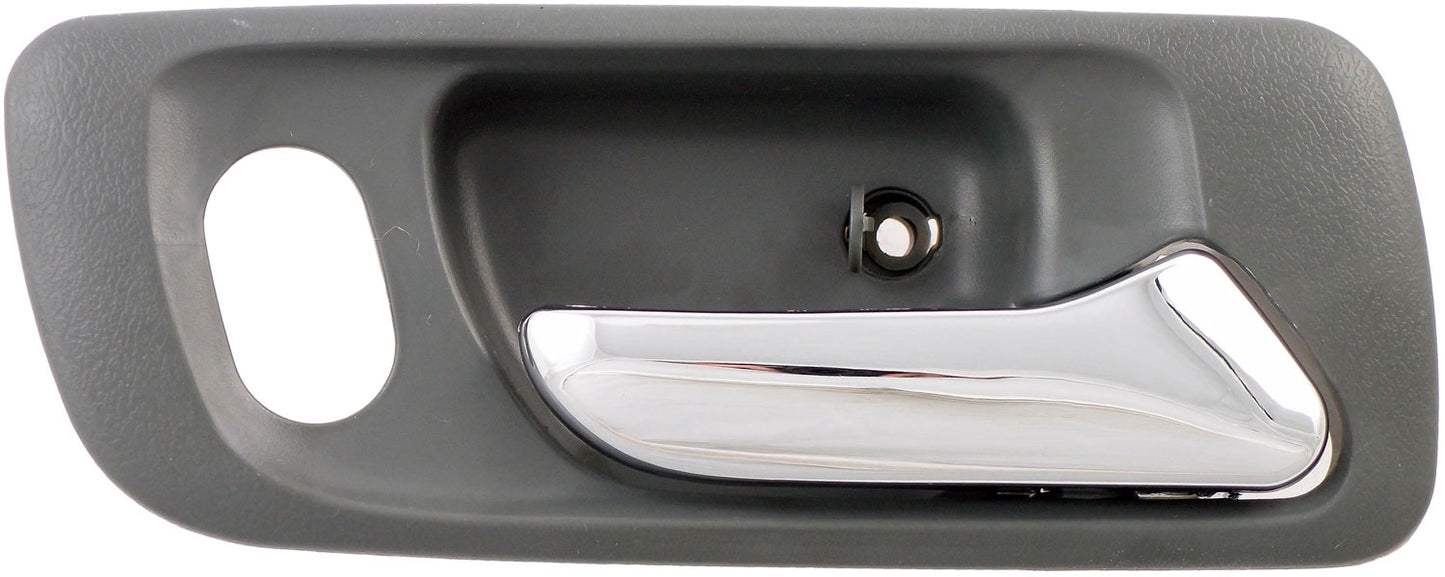 New Interior Door Handle Front Right Chrome + Green - Dorman 82243