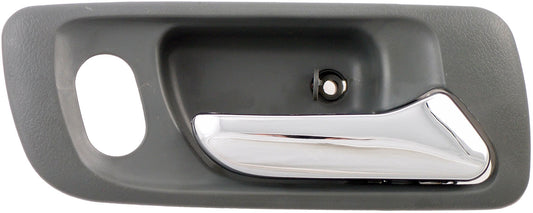 New Interior Door Handle Front Right Chrome + Green - Dorman 82243