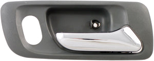 New Interior Door Handle Front Right Chrome + Green - Dorman 82243