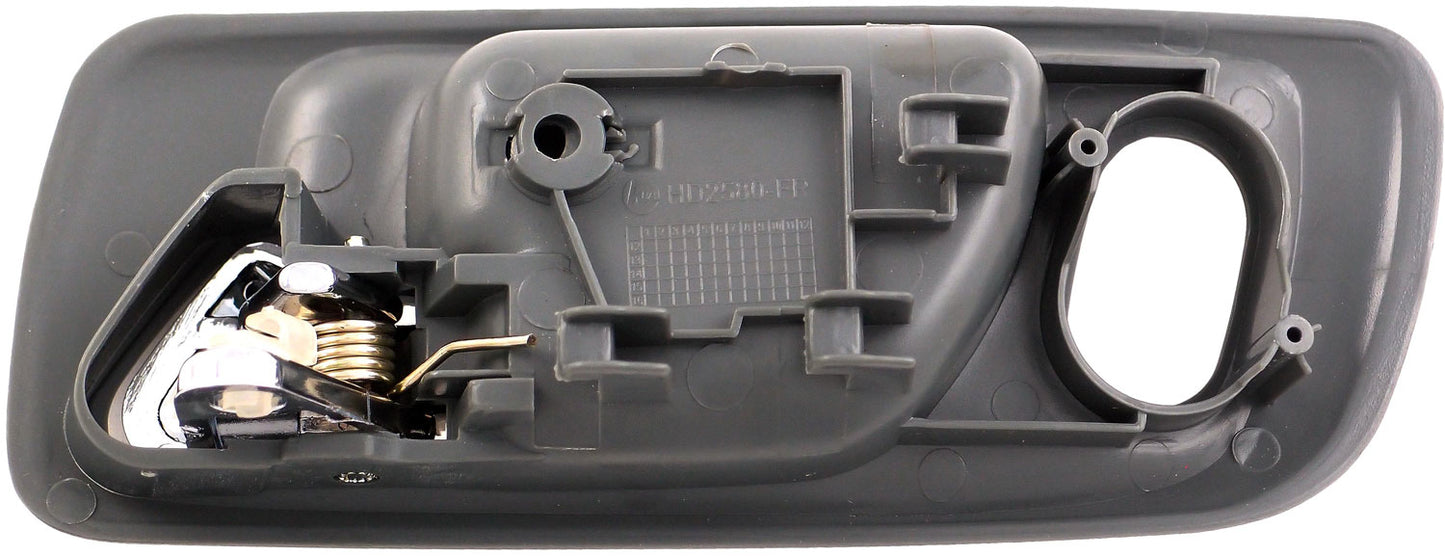 New Interior Door Handle Front Right Chrome + Green - Dorman 82243