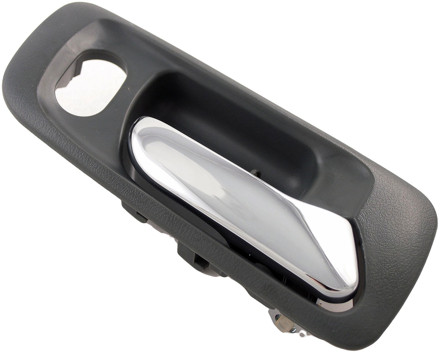 New Interior Door Handle Front Right Chrome + Green - Dorman 82243