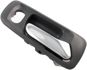 New Interior Door Handle Front Right Chrome + Green - Dorman 82243