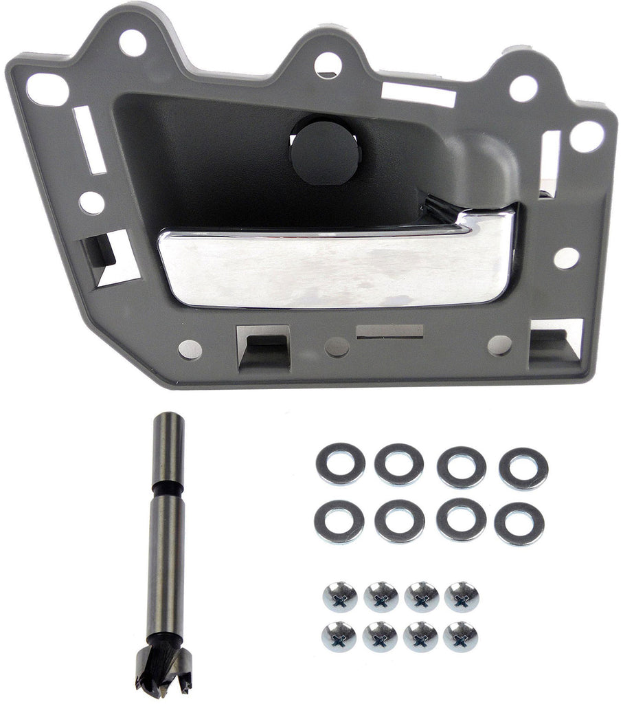 New Interior Door Handle Chrome Lever, Gray Housing - Dorman 82296