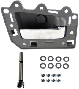 New Interior Door Handle Chrome Lever, Gray Housing - Dorman 82296