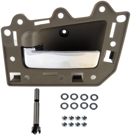 New Interior Door Handle Chrome Lever, Gray Housing - Dorman 82297