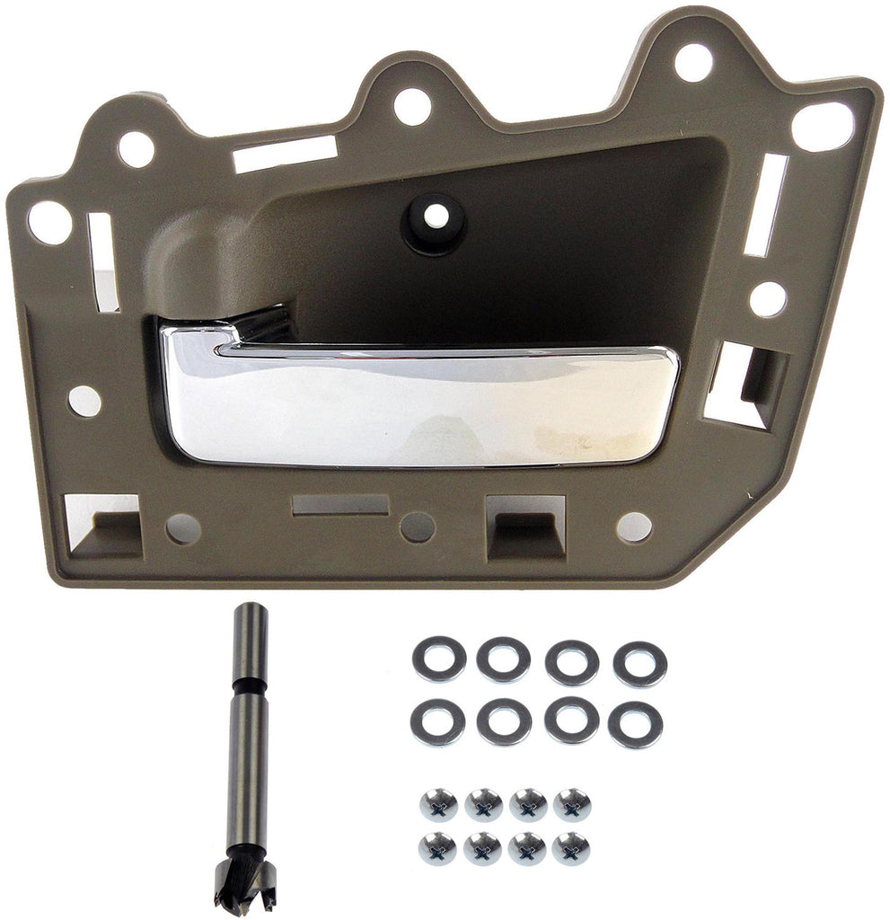 New Interior Door Handle Chrome Lever, Gray Housing - Dorman 82297