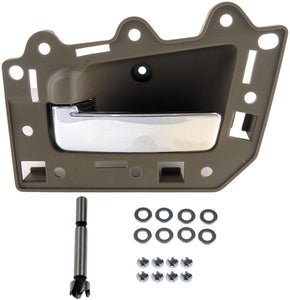 New Interior Door Handle Chrome Lever, Gray Housing - Dorman 82297