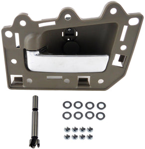New Interior Door Handle Chrome Lever, Light Gray Housing - Dorman 82299