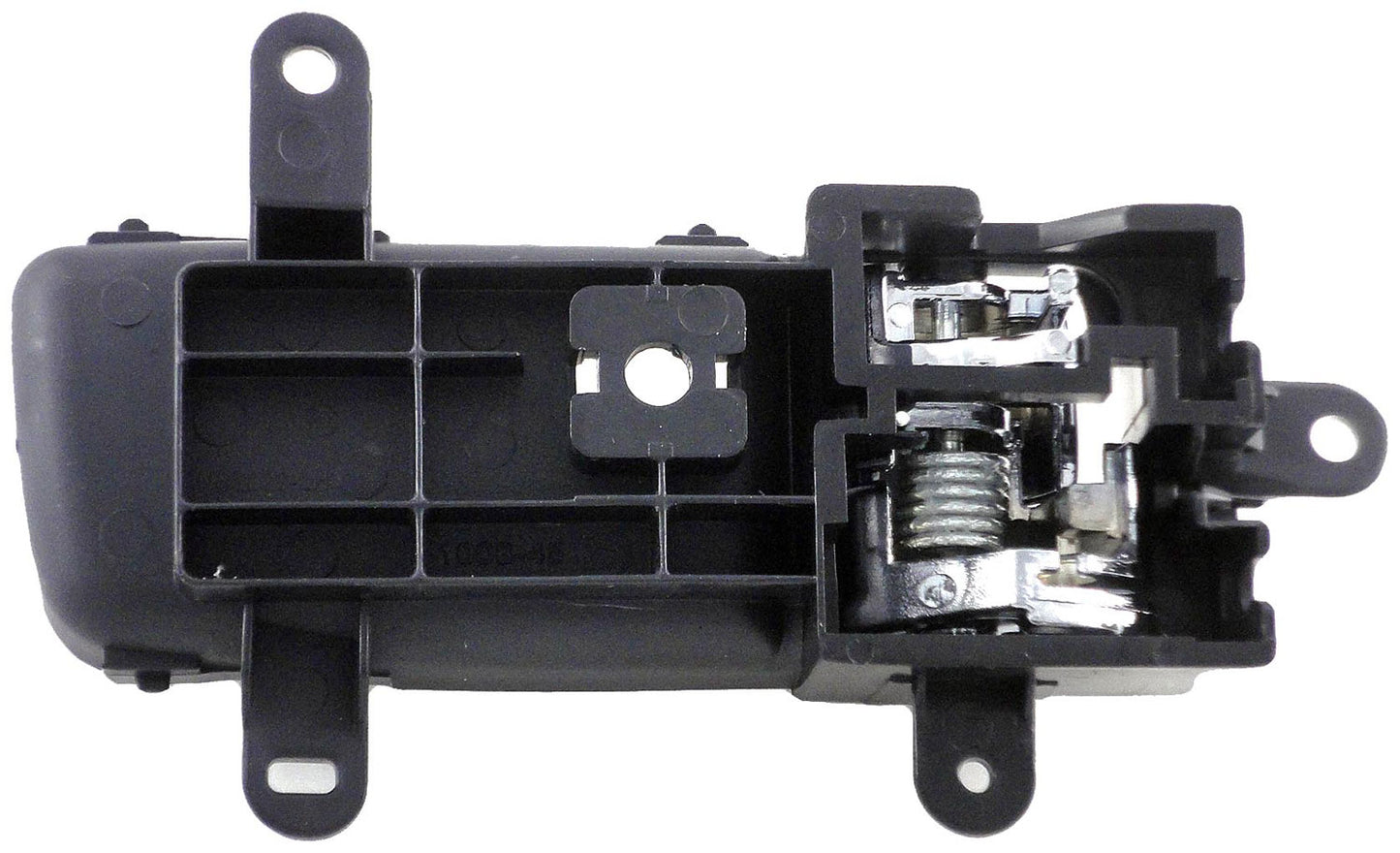 Left Black & Chrome Interior Door Handle (Front or Rear) (Dorman# 82334)
