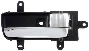 New Interior Door Handle Front Right, Rear Right Black and Chrome - Dorman 82337