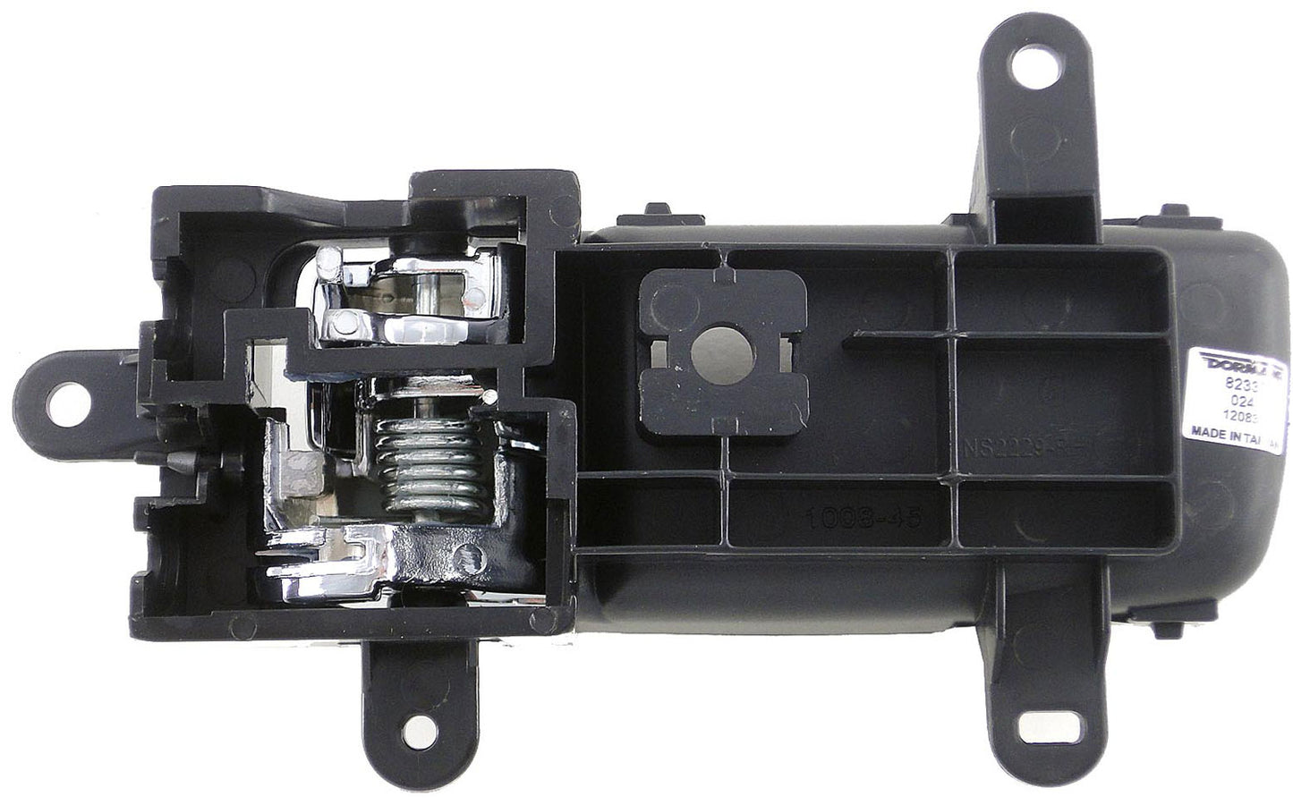 New Interior Door Handle Front Right, Rear Right Black and Chrome - Dorman 82337