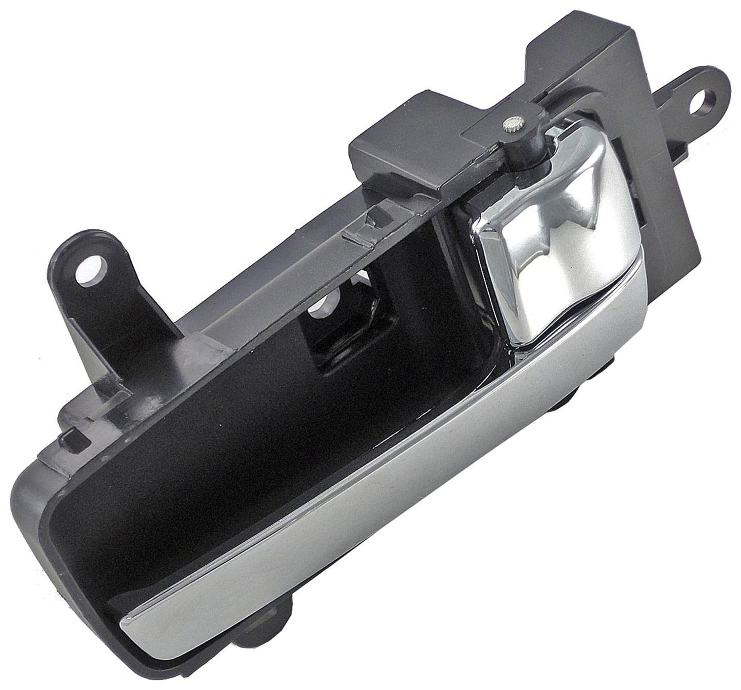 New Interior Door Handle Front Right, Rear Right Black and Chrome - Dorman 82337