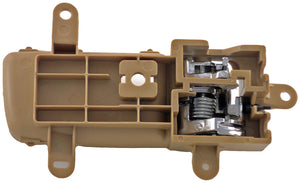 Left Beige & Chrome Interior Door Handle (Front or Rear) (Dorman# 82338)