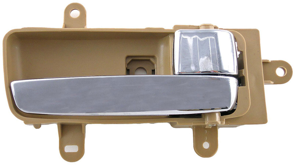 Right Beige & Chrome Interior Door Handle (Front or Rear) (Dorman# 82339)