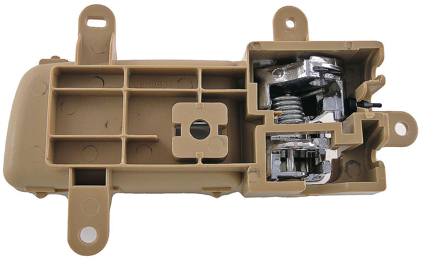 Right Beige & Chrome Interior Door Handle (Front or Rear) (Dorman# 82339)