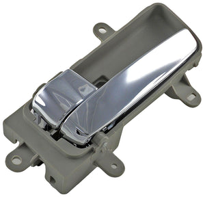Left Gray & Chrome Interior Door Handle (Front or Rear) (Dorman# 82340)