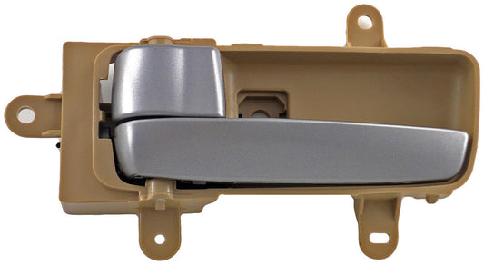 Left Silver & Beige Interior Door Handle (Front or Rear) (Dorman# 82344)