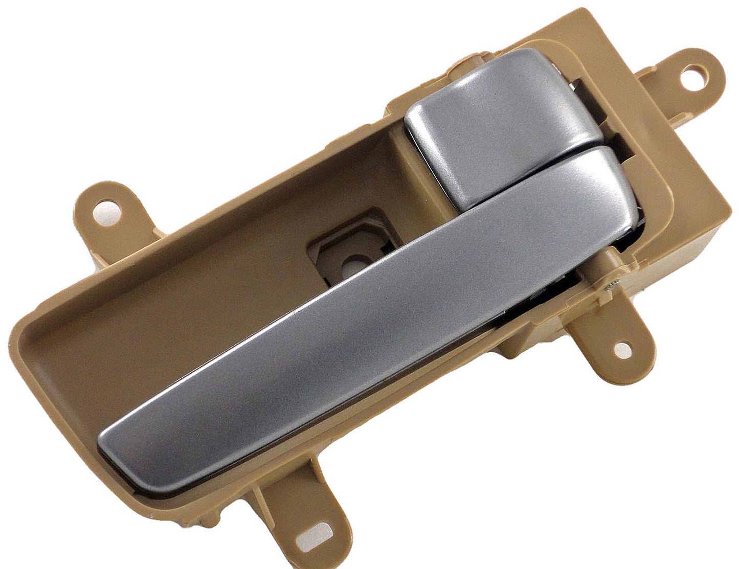Right Silver & Beige Interior Door Handle (Front or Rear) (Dorman# 82345)