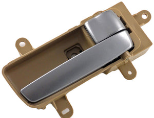 Right Silver & Beige Interior Door Handle (Front or Rear) (Dorman# 82345)
