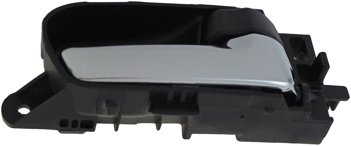 New Interior Door Handle Front Rear Right Chrome Lever Black Knob - Dorman 82387